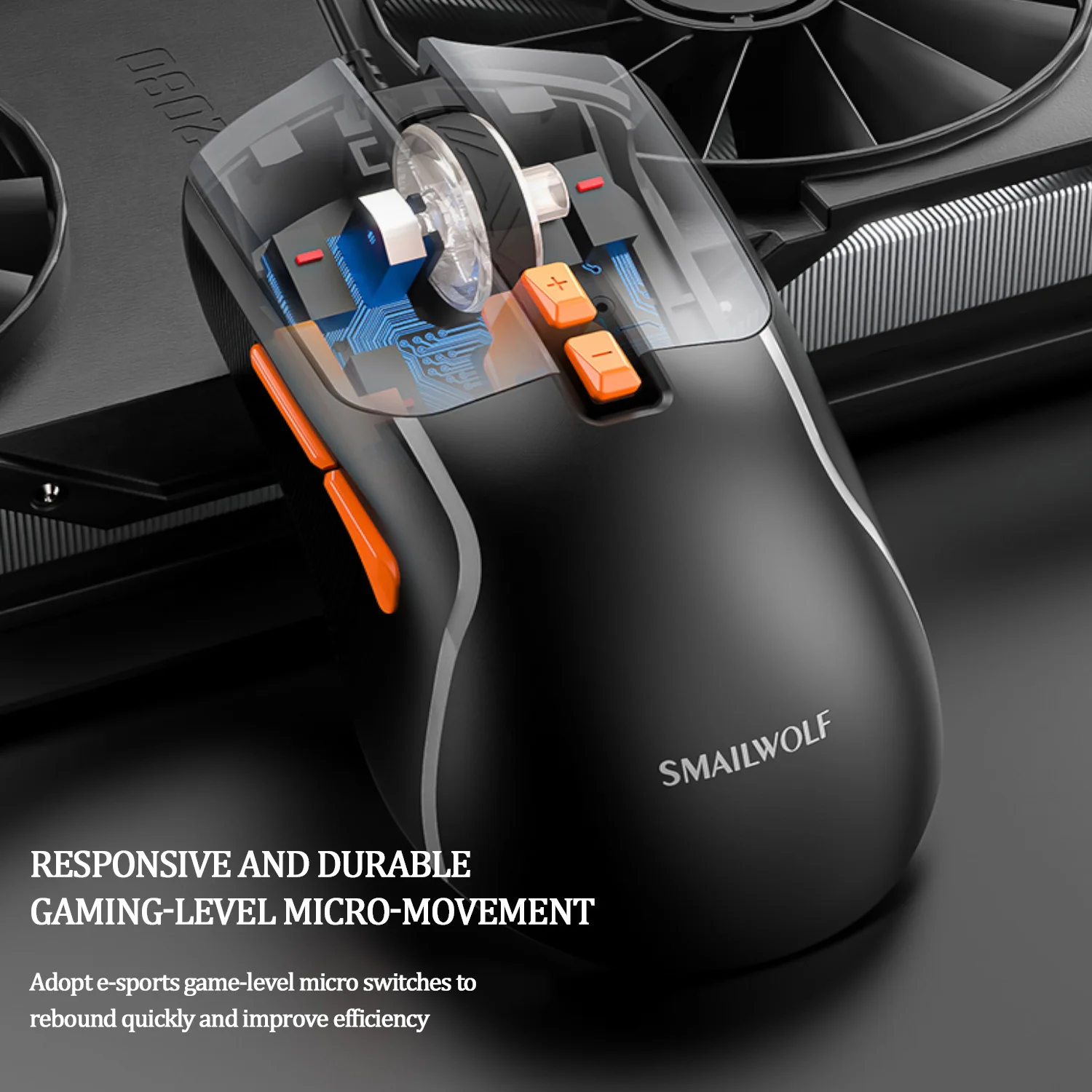 SMAILWOLF M18 ratón USB con cable RGB ergonomía e-sports ratón para juegos ordenador de escritorio portátil universal - imagen 2