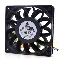 FFB1212SH Ventilador de chasis 120 x 25 mm, 12 V, 4 hilos