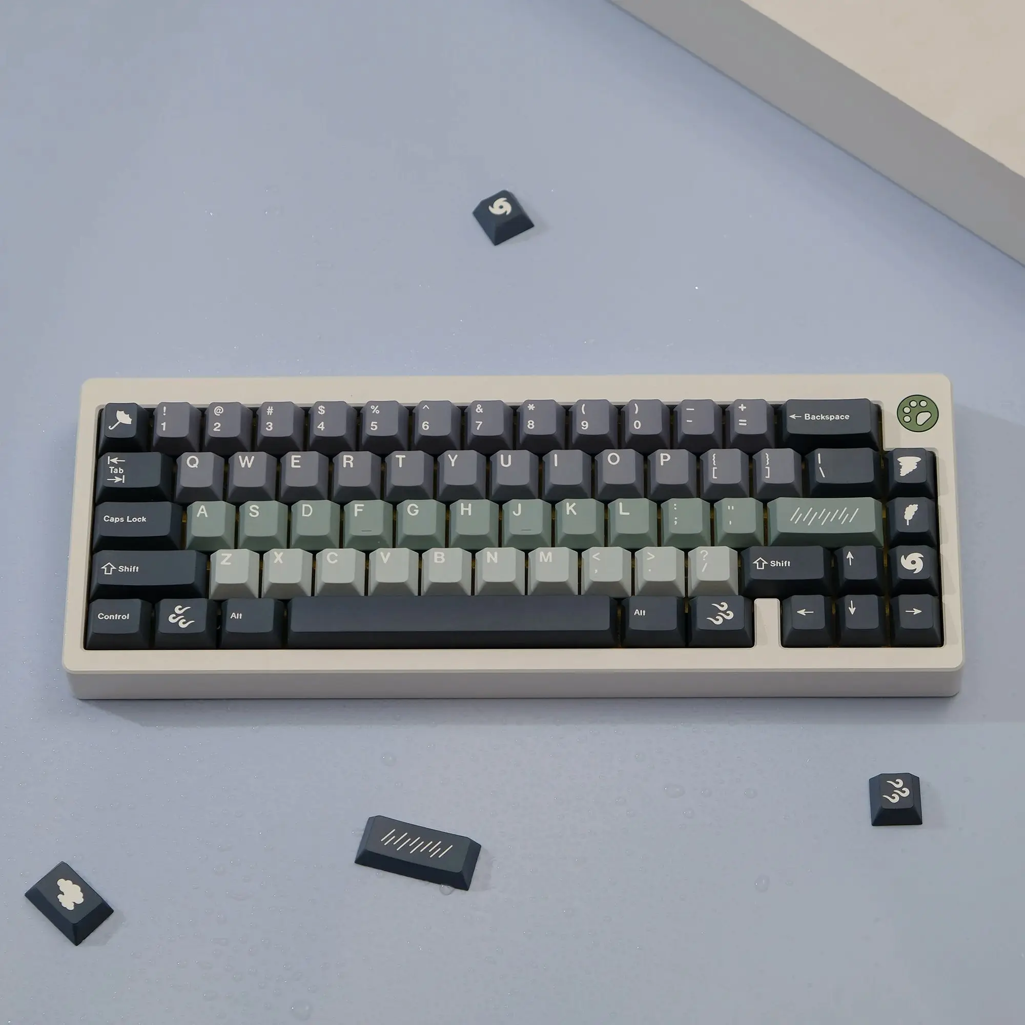 GMK-teclas Storm de 136 teclas, accesorios para teclado, perfil de cereza, tinte PBT, sublimación para juegos mecánicos MX Switch - imagen 5