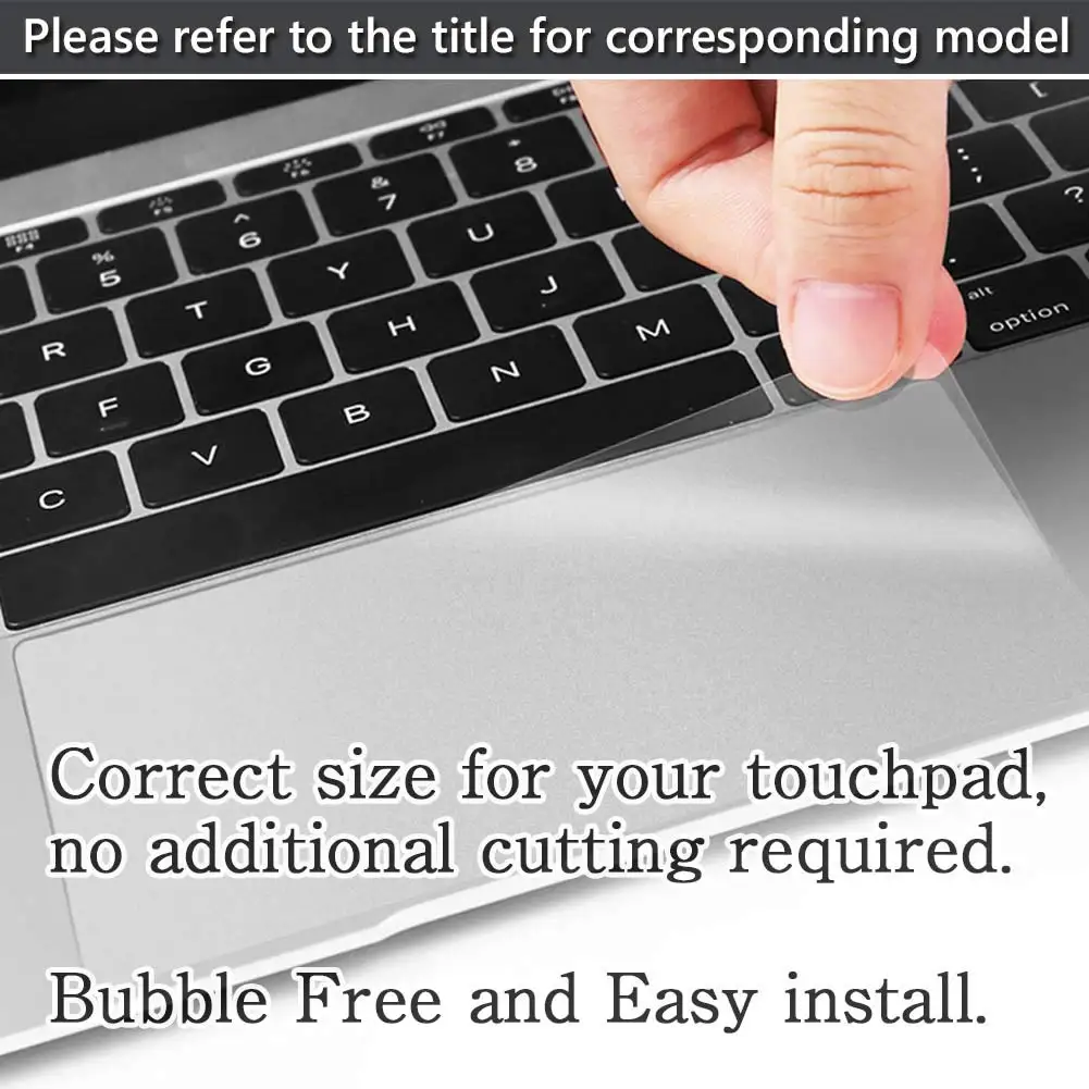 Un protector de panel táctil transparente antimanchas para MacBook M4/M3/M2 (2022-2025) modelos táctiles que protegen contra rayones invisiblemente - imagen 2