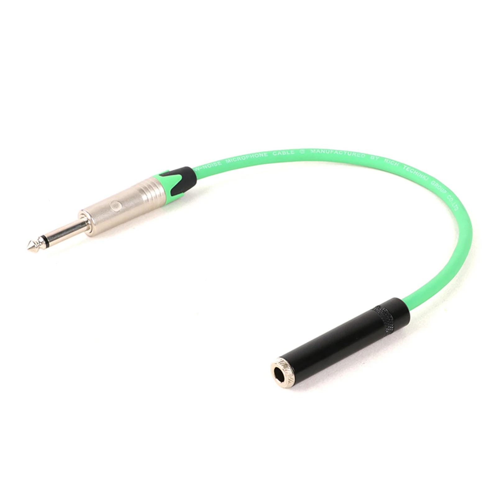 Cable de 1/4 pulgadas a 1/4 pulgadas, Mono macho de 6,35mm a estéreo hembra de 6,35mm, Cable no equilibrado para guitarra, altavoz y amplificador, 1 unidad - imagen 3