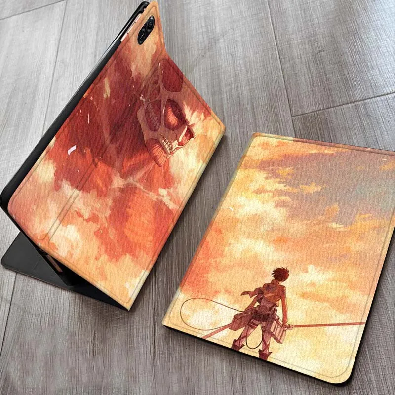 Attack on Titan Anime para Honor Tab Pad MagicPad Tablet 6 7 8 9 10 13 V7 V8 X8a X9a X9 X8 GT GT2 Pro funda para tableta - imagen 4
