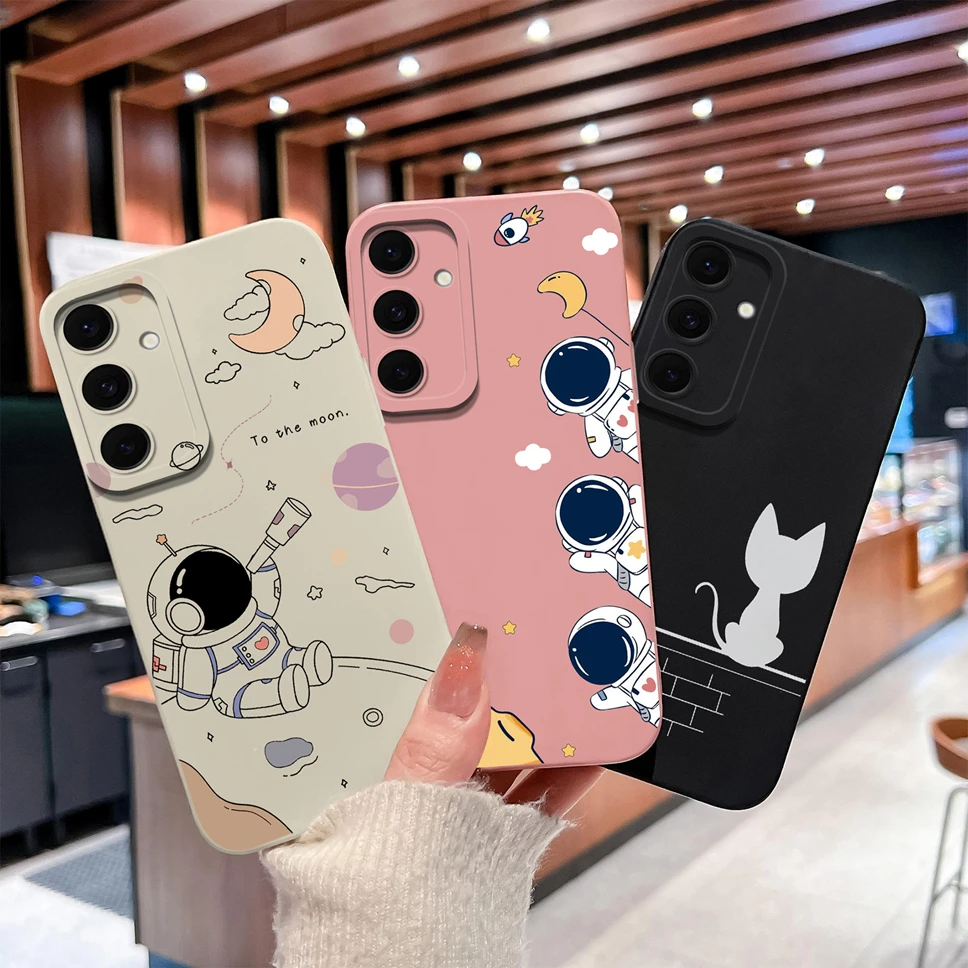 Funda para Samsung Galaxy S25 FE, bonita funda divertida de silicona líquida suave, carcasa antideslizante para teléfono Samsung S 25 FE, parachoques a prueba de golpes - imagen 4