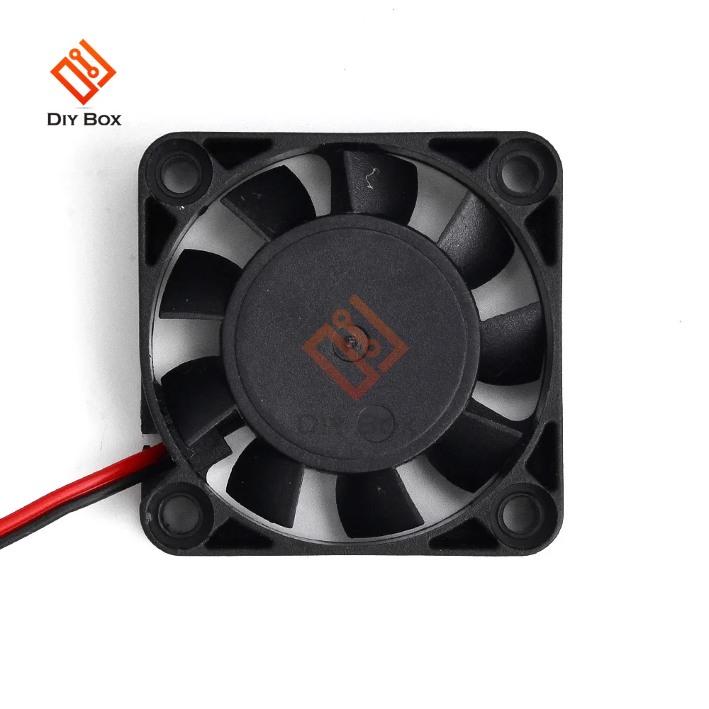 Ventilador Turbo de refrigeración, piezas de impresora 3D sin escobillas, 2 pines, 5V, 12V, 24V, CC, extrusora, pieza de soplador, ventiladores de plástico negro, 4cm, DC4010 - imagen 3