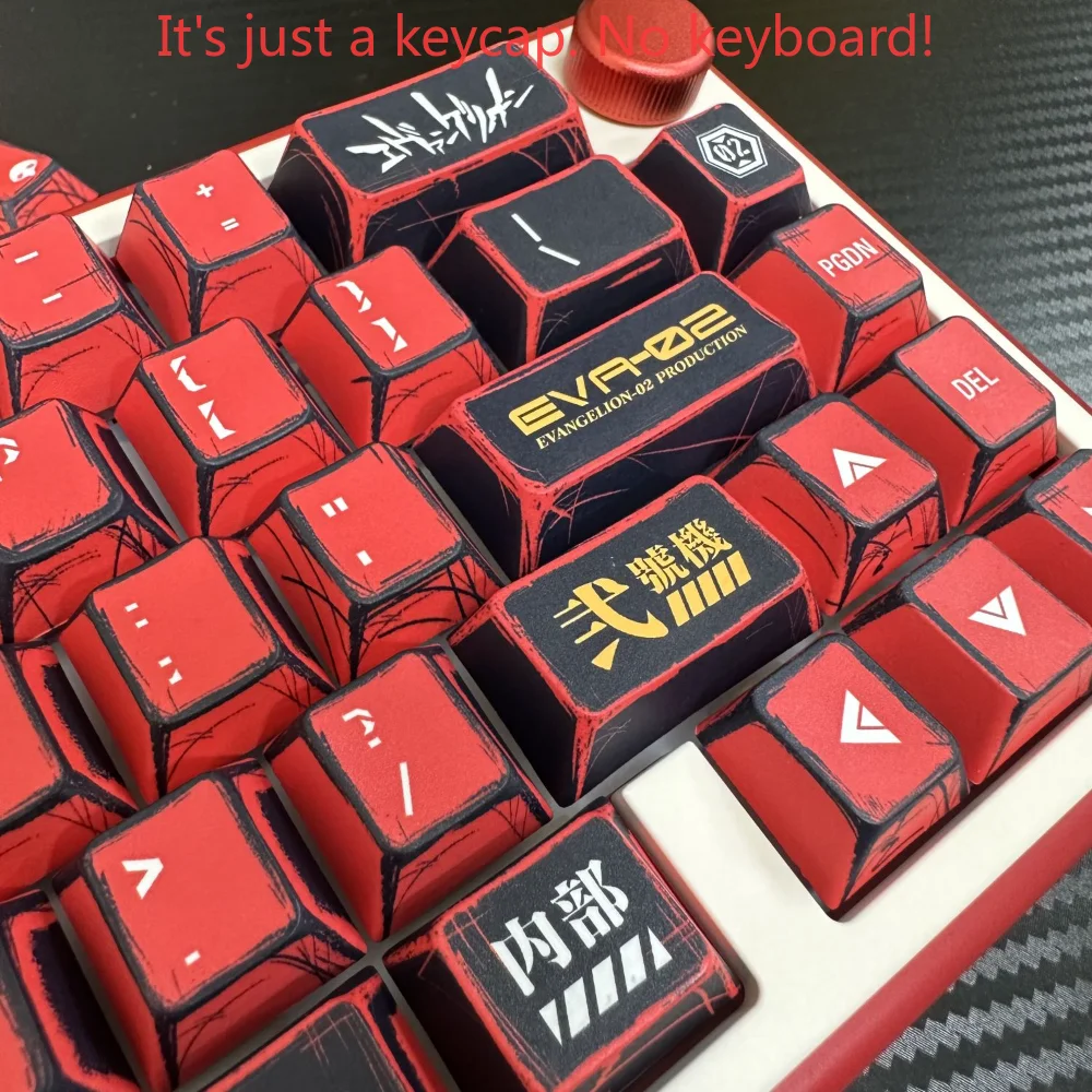 Juego de teclas estilo Anime, 137 teclas PBT Cherry No.2 para teclado mecánico MX Switch 68/84/87/104, tapa de repuesto - imagen 4