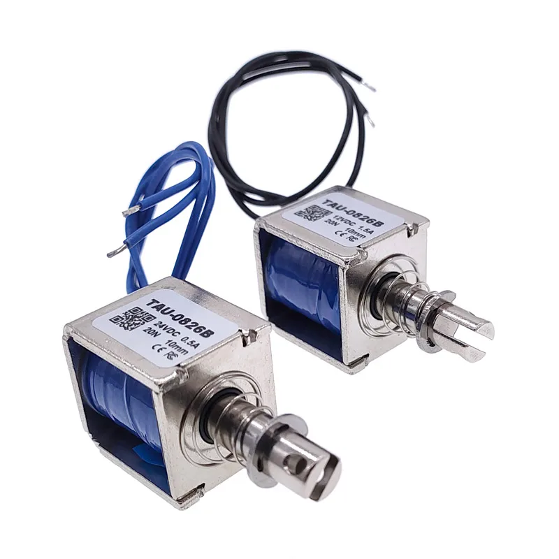 Electroimán Lineal 20N – Carrera 10mm 12V/24V Pull Push - imagen 2