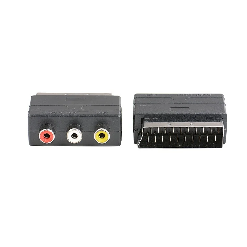 Conexión Scart-3RCA en uso