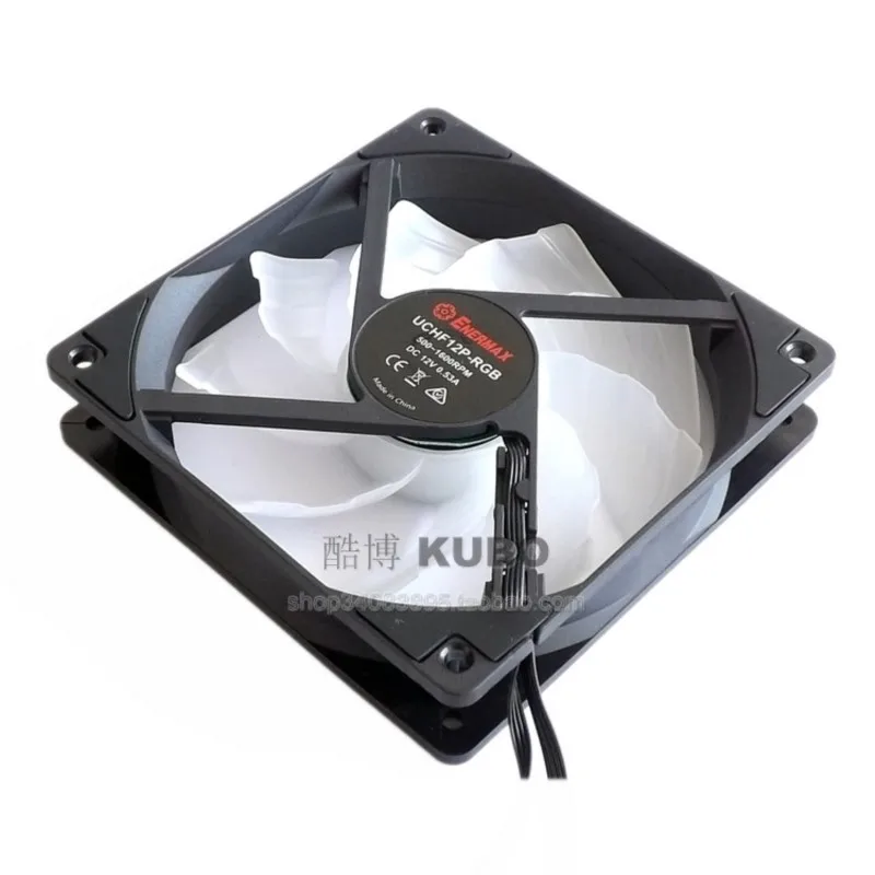 Ventilador de 120 mm para LIQMAX III Serie 120/240 12 CM 12 V Ventilador de enfriamiento PWM ARGB de 4 pines (opération silenciosa) - imagen 4