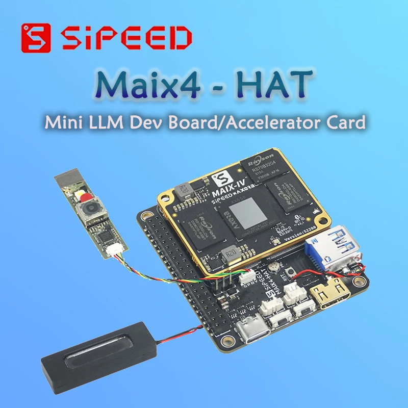 Sipeed Maix4-HAT Rapberry Pi 5 AI HAT Mini LLM Dev Board/tarjeta de acelerador Beat Hailo8 18T AX650 Multimodal LLM deepseek