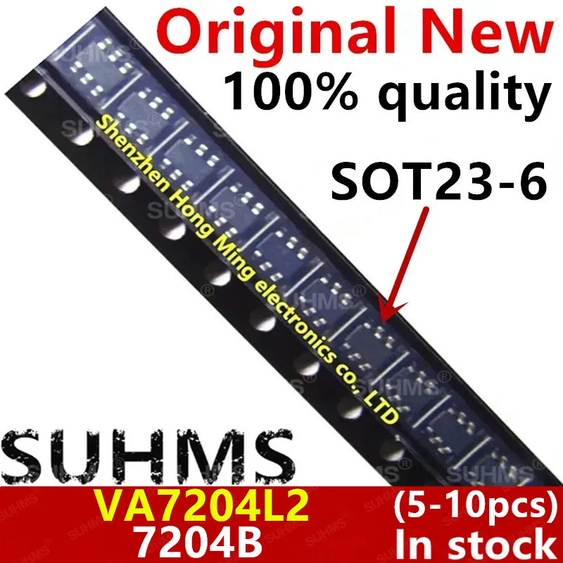 (5-10 piezas) 100% nuevo VA7204 VA7204L2 7204B SOT23-6