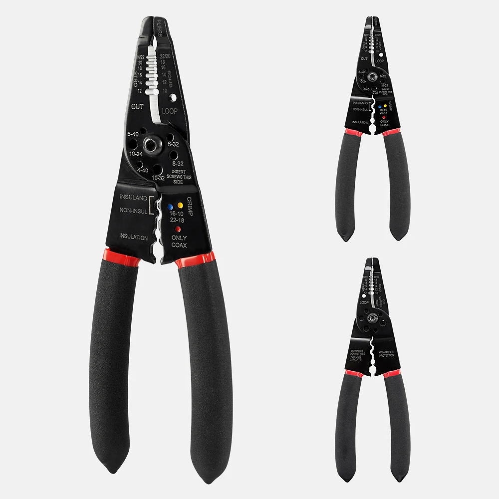 Herramienta multifuncional especial: corte de cables y tornillos, pelado de cables y prensado para uso amplio rango - imagen 2