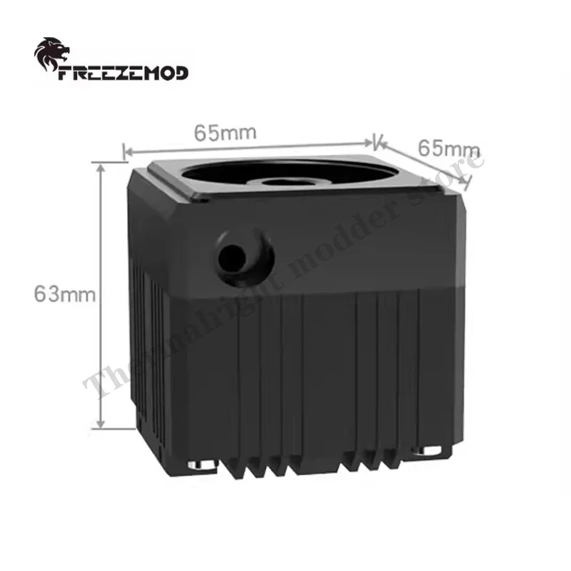 FREEZEMOD Bomba de agua de refrigeración líquida 650L/H PWM Control de velocidad Sistemas silenciosos para computadora Accesorio de PC PU-EG6 - imagen 3