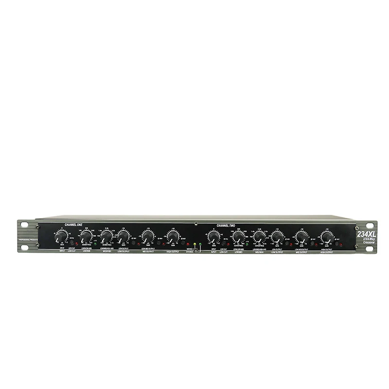 Crossover electrónico 234XL, equipo periférico de sonido profesional estéreo de 2/3 vías, ecualizador de Audio cruzado Mono de 4 vías - imagen 3