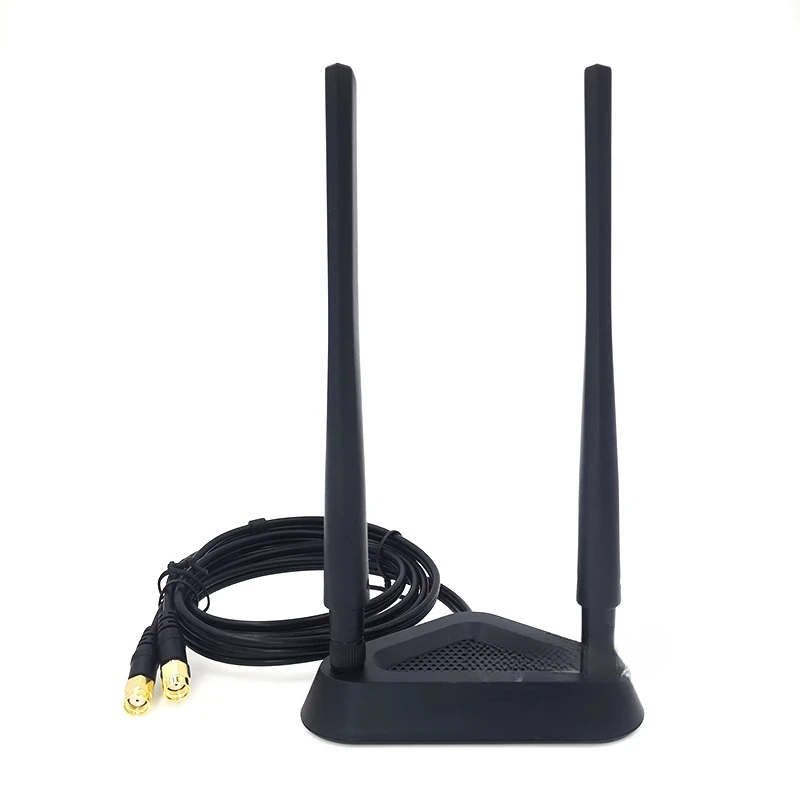 Cable de extensión de antena externa de alta ganancia, doble banda, 2,4G, 5,8G, Base magnética para enrutador Wifi ASUS, amplificador de señal de tarjeta inalámbrica - imagen 5