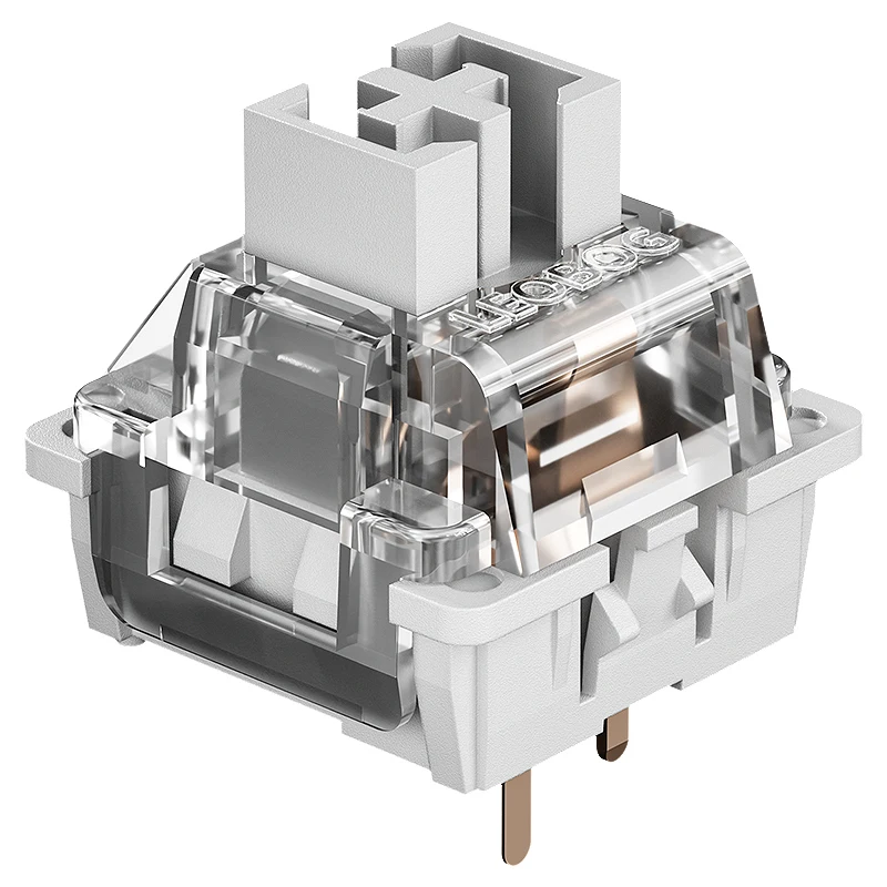 LEOBOG GreyWood V3 teclado interruptor 3 pines lineal personalizado Teclado mecánico HIFI RGB lubricado intercambiable en caliente 57g interruptores para GK61 - imagen 2