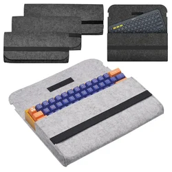 Funda de fieltro para teclado mecánico portátil y transporte
