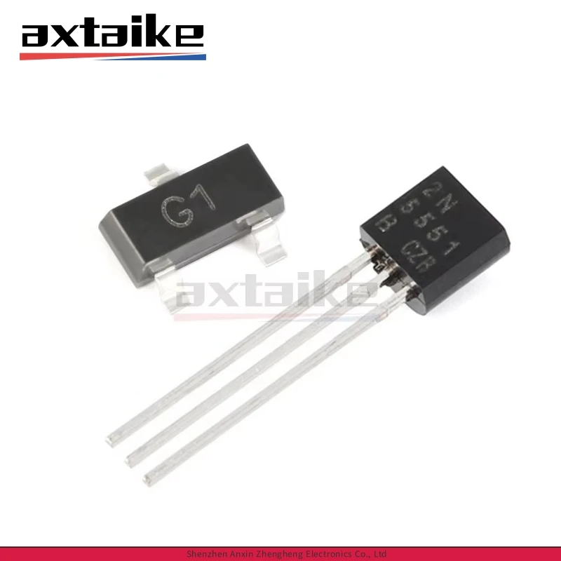 100 Uds 2N5401 2N5551 TO-92 SOT-23 MMBT5401 MMBT5551 2L G1 SMD PNP NPN 160V 150V 600mA MMBT5401LT1G MMBT5551LT1G transistores DIP