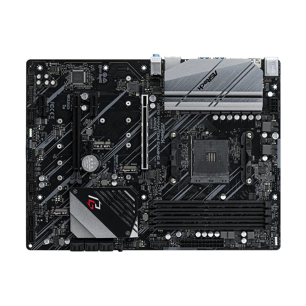 Placa base ASRock X570 Phantom Gaming 4 AM4 Socket DDR4 4066+ (OC) NVME M.2 PCIe 4,0 compatible con CPU Ryzen 5 5600 5600G R7 5700X3D - imagen 3