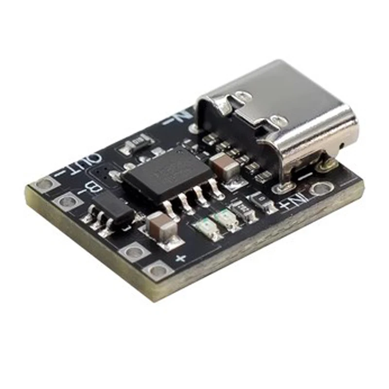 Si Tai & SH Panel de carga de batería de litio ultrapequeño 1A módulo de cargador ternario 3.7V4.2V tipo C con placa de protección