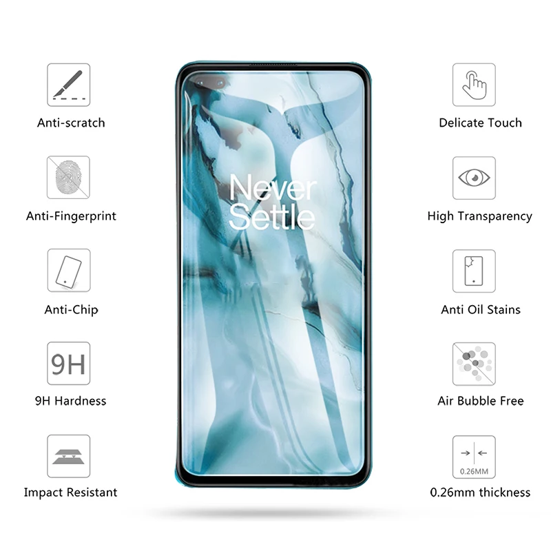Protector de pantalla de vidrio templado para OnePlus 8T, accesorio de película antiarañazos 9H, 3D, OnePlus 8t, oneplus8, OnePlus 7t, 5, 6t, 7, 8T, 8 - imagen 4