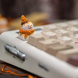 Keycaps Arcilla Hechas a Mano para Teclado Mecánico - Conos Helados