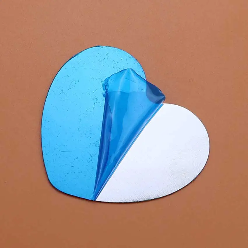 Placa de Metal magnética con forma de corazón para coche, soporte Universal para teléfono móvil, pegatina de disco de hoja de hierro, soporte magnético para IPhone, 2 uds. - imagen 3