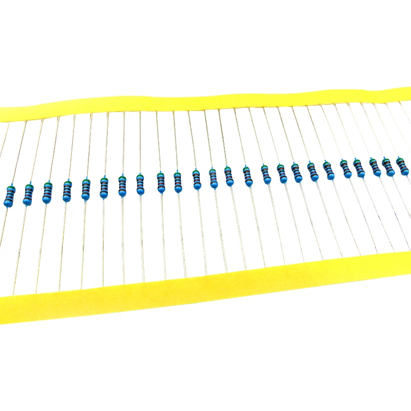 50 Uds 1% resistencia de película metálica 1/2W 1% 1Ω ~ 4,7 MΩ 0,5 W 4,7 10 47 100 200 470 910 1K 4,7 K 10K 22K 100K 220K 470K 910K 1M 2,2 M ohm - imagen 3