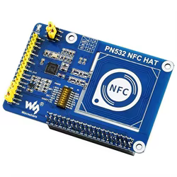 Waveshare PN532 NFC HAT para Raspberry Pi en la frecuencia de 13,56 Mhz admite tres interfaces de comunicación I2C SPI y UART