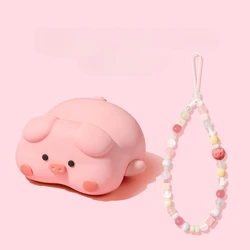 Funda Silicona Diseño Lindo AirPods Pro 3 Cerdito Antigolpes Suave