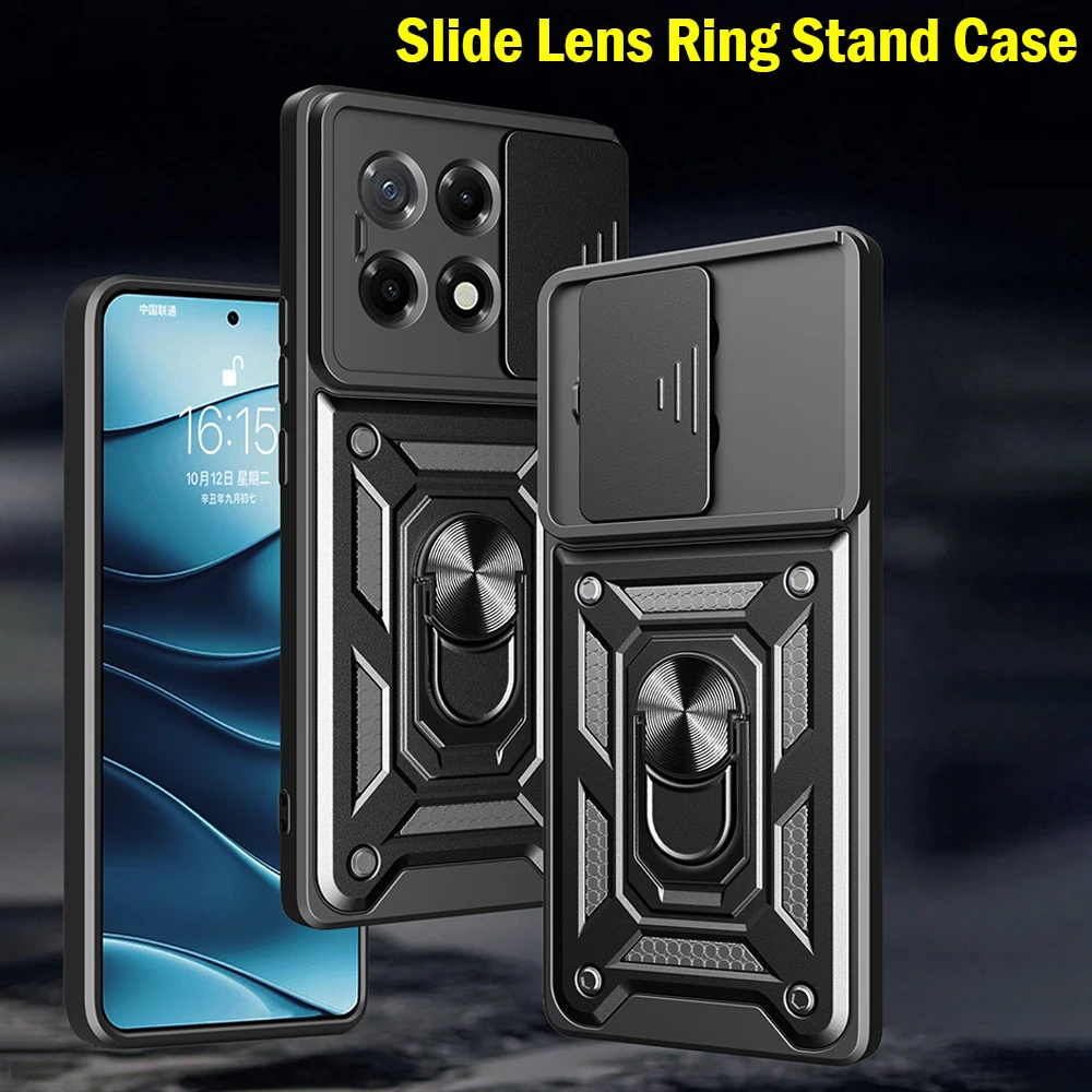 Funda para Tecno Camon 30S 4G, Funda deslizante con anillo de protección para cámara, Funda trasera a prueba de golpes para Tecno Camon 30s 4G Capa Funda - imagen 5