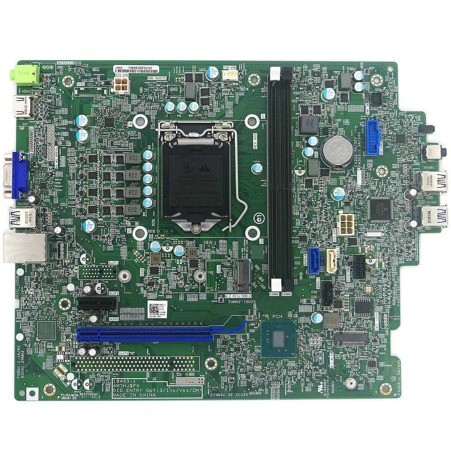 Nuevo para la placa base Dell Inspiron 3880 5GD68 05GD68 CN-05GD68 18463-1 placa base 100% probada compatible con 10 generaciones de CPU