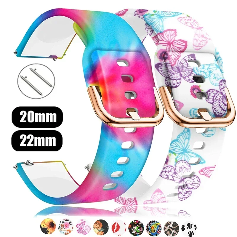 Correa de silicona de 22mm y 20mm para Amazfit GTS/4/2/2e/3 GTS2 Mini/GTR 4/3/Pro/47mm/GTR2/2e/stratos, pulsera Amazfit Bip 6 5 - imagen 3