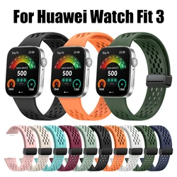 Correa magnética silicona Huawei Watch Fit 3 – Hebilla D Plegable