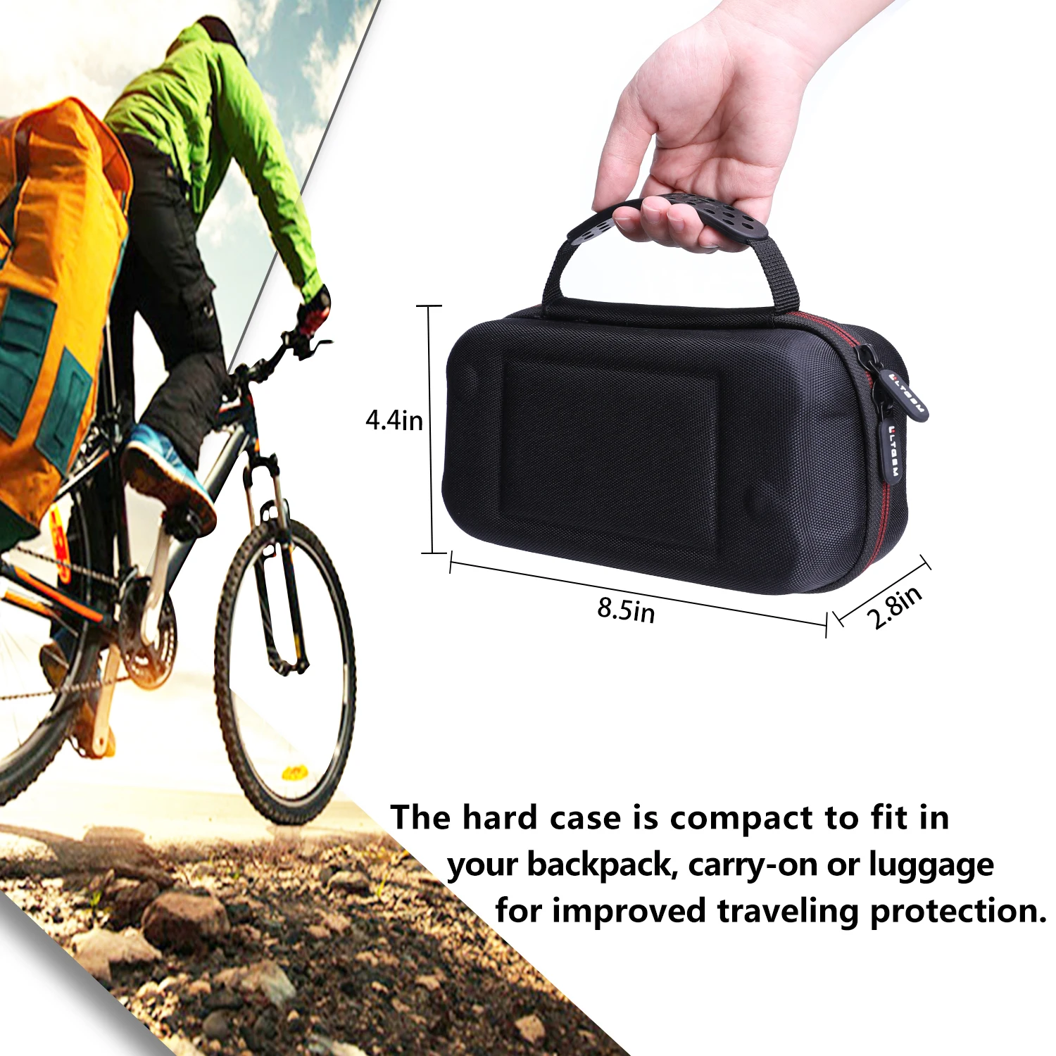 Funda para consolas de juegos para Nintendo Switch Lite, bolsa de transporte para accesorios de consolas de juegos (solo bolsa) - imagen 4