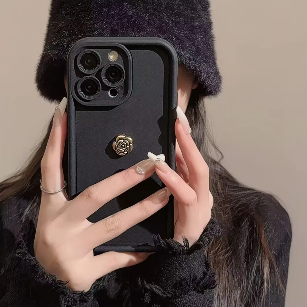 Funda 3D con forma de corazón y flor dorada para Honor X8A X8C X7A X6A X7B X8 5G X9C 400 Lite 200 Pro Huawei Nova 10i 11i, funda de silicona suave - imagen 4