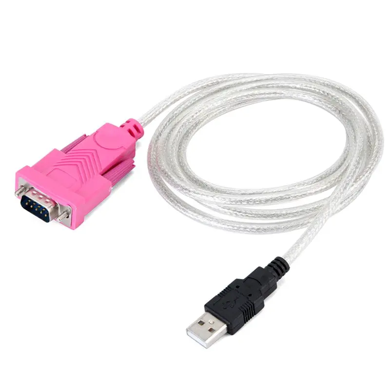 Cable de puerto serie USB a RS232 DB9 Pin macho hembra Cable adaptador de puerto serie puerto COM Cable de datos de puerto serie de computadora Industrial - imagen 4