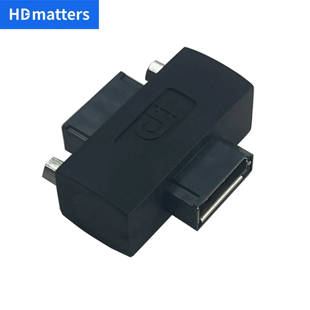 Adaptador de cable de extensión DisplayPort, cambiador de género, acoplador de DisplayPort hembra a hembra, 4K, 60Hz pasivo