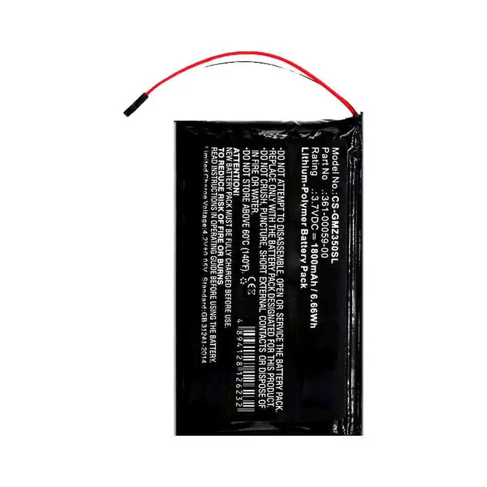 Batería de navegador Gps para motocicleta 361-00059-00 1800Mah para Garmin Zumo 350LM 390LM 340LM - imagen 2