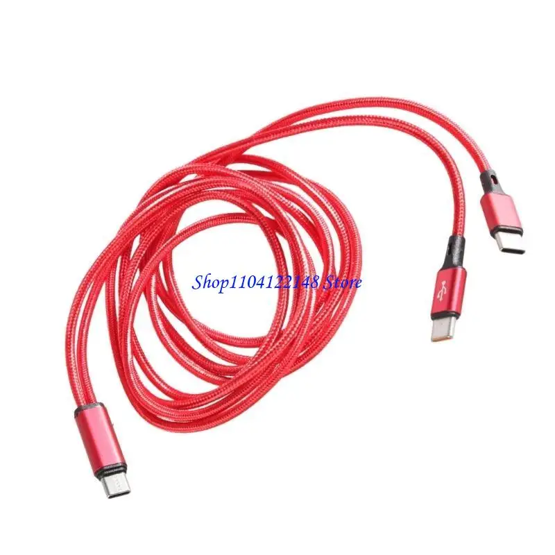 P9FA Fast Velocidad 2 Salida USB C Cable datos carga para gestión eficiente dispositivos - imagen 4