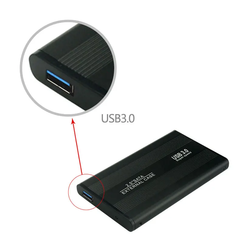 UTHAI G18 USB3.0/USB2.0 HDD Caja móvil 2,5 pulgadas SATA3 Caddy externo USB2.0 HDD Caja de disco duro - imagen 5