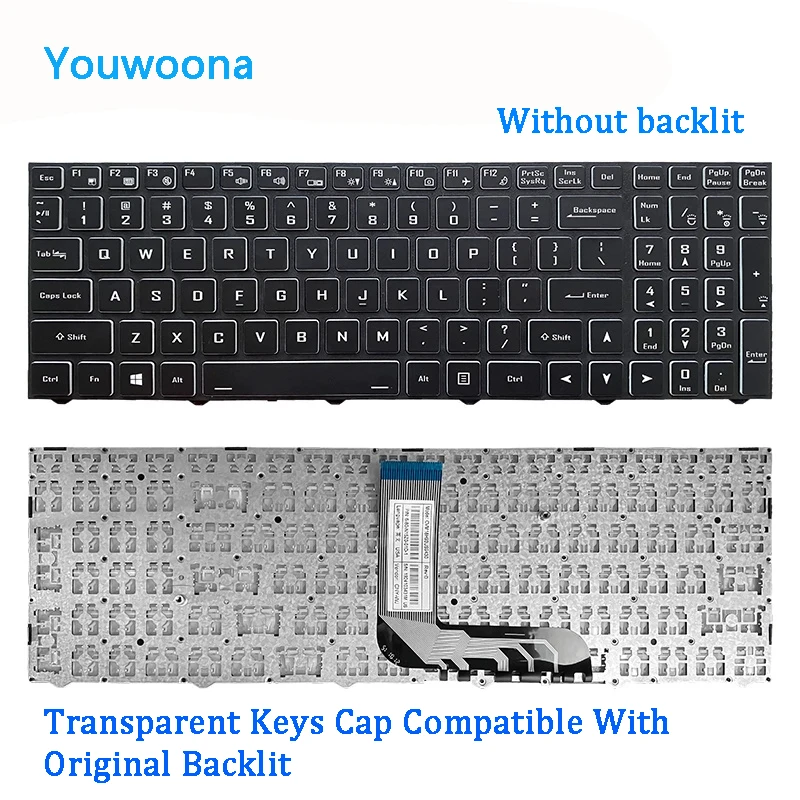 Teclado de ordenador portátil Original para Hasee, Z8, CA5NB, CA5NS, CA7NS, CA7NP, TA5NS, CNH5S03, nuevo - imagen 2