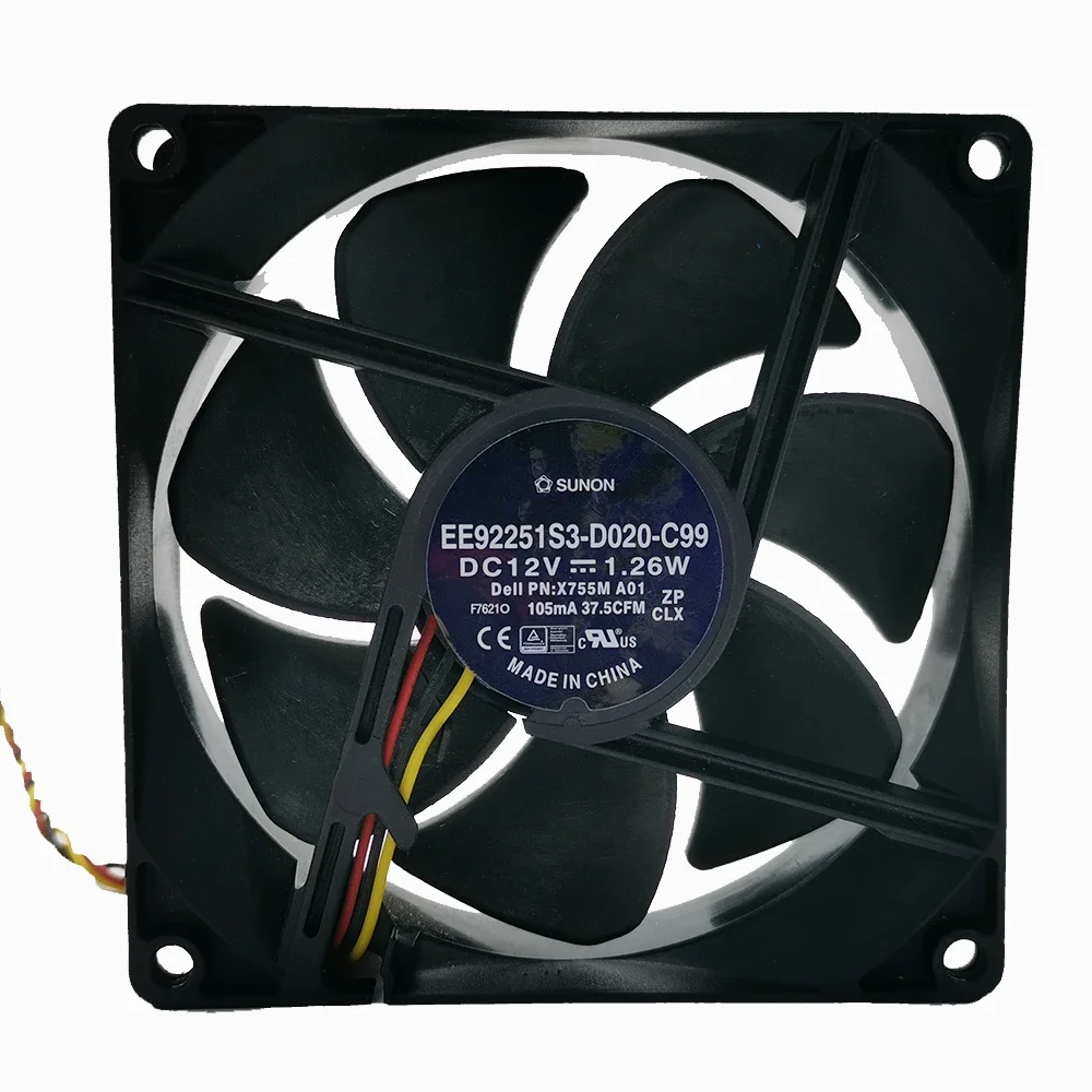 Ventilador de refrigeración para sunon 9225, cc 12V, EE92251S3-D020-C99, 9cm, 9025, 90x90x25MM, CC, EE92251S3