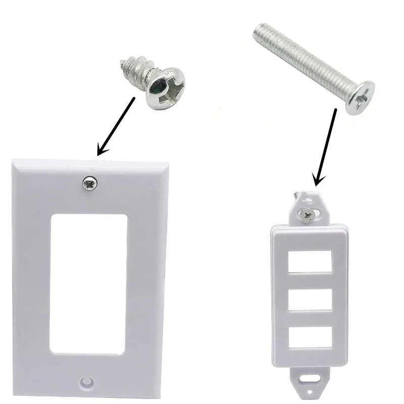 Enchufe de pared USB 3,0 de 3 puertos, tres puertos, compatible con HDMI, enchufe de placa de pared HD Usb3.0 VGA D-Sub, conector de salida de Panel de montaje en pared - imagen 2