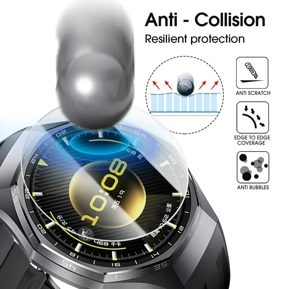 Vidrio templado fácil de instalar para Huawei Watch GT6 41mm GT6 46mm GT6 Pro Protector de pantalla 9H HD película de cubierta con herramienta de alineación - imagen 5