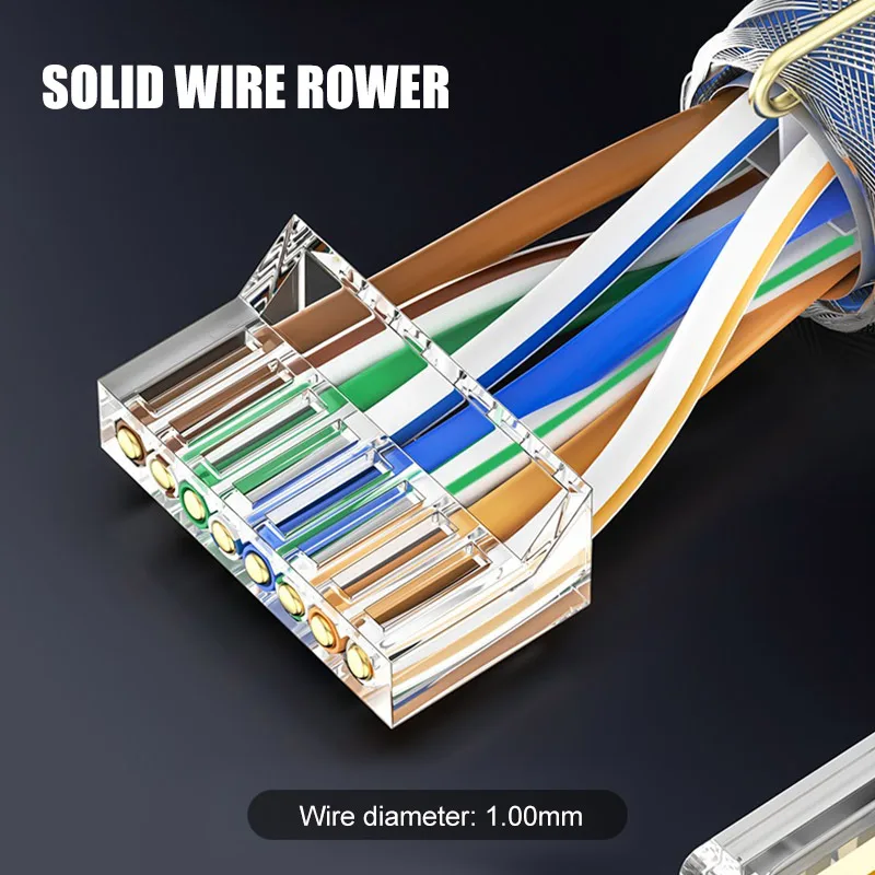 Profinet-conector Industrial blindado RJ45, conector con amortiguación, 4 pines, 8 pines, CAT6A, cabezal de cristal, Cable de red Ethernet, enchufe de Terminal - imagen 5