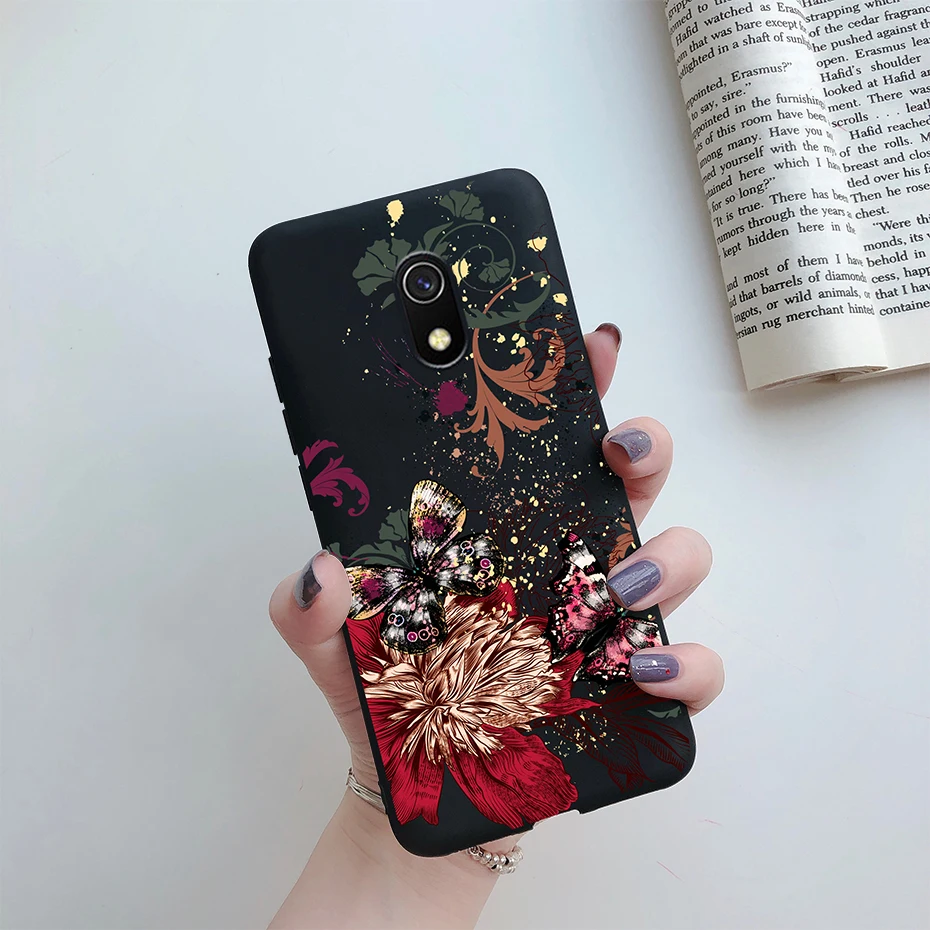Funda de dibujos animados de flores para Xiaomi Redmi 8A, funda de teléfono de lujo, Fundas suaves delgadas para Xiaomi Redmi 8A 8 A A8, cubierta trasera para Redmi8A Capa - imagen 5