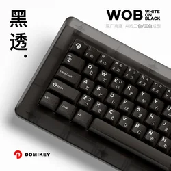 Domikey Obsidian WOB Keycaps ABS Doble Disparo Retroiluminados