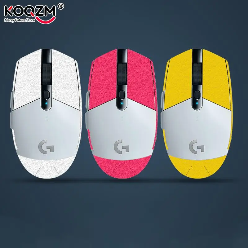 Cinta de agarre de ratón para patín, pegatina hecha a mano, antideslizante, antisudor, resistente a la suciedad, reemplazo para Logitech G304 G102 - imagen 2