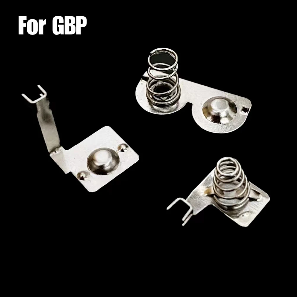 1 Juego de terminales de batería Gameboy Advance Color, reemplazo de contactos de resorte para GB DMG GBA GBC GBP, carcasa de consola y placa base - imagen 3