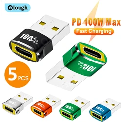 Elough Adaptador USB-C OTG Hembra a USB-A Macho para Carga
